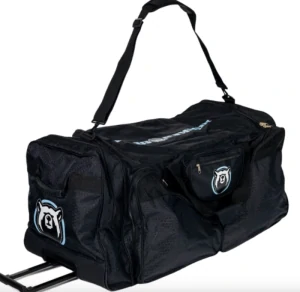 Hokejova taška Hockey Bear Wheel Bag Upgraded černá-modrá